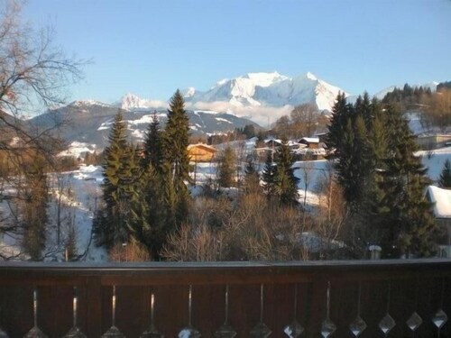 Combloux Apartment für 5 Personen mit Blick auf den Mont Blanc