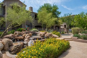 Property grounds - Lux townhome in Tesoro at Grayhawk - WALK to grocery/coffee/restaurants! (Scottsdale)