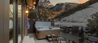 JUILLET SPECIAL townhome privé w / HOT TUB près de canyons, centre-ville de SLC, aéroport