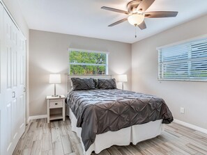 3 bedrooms, iron/ironing board, travel crib, WiFi