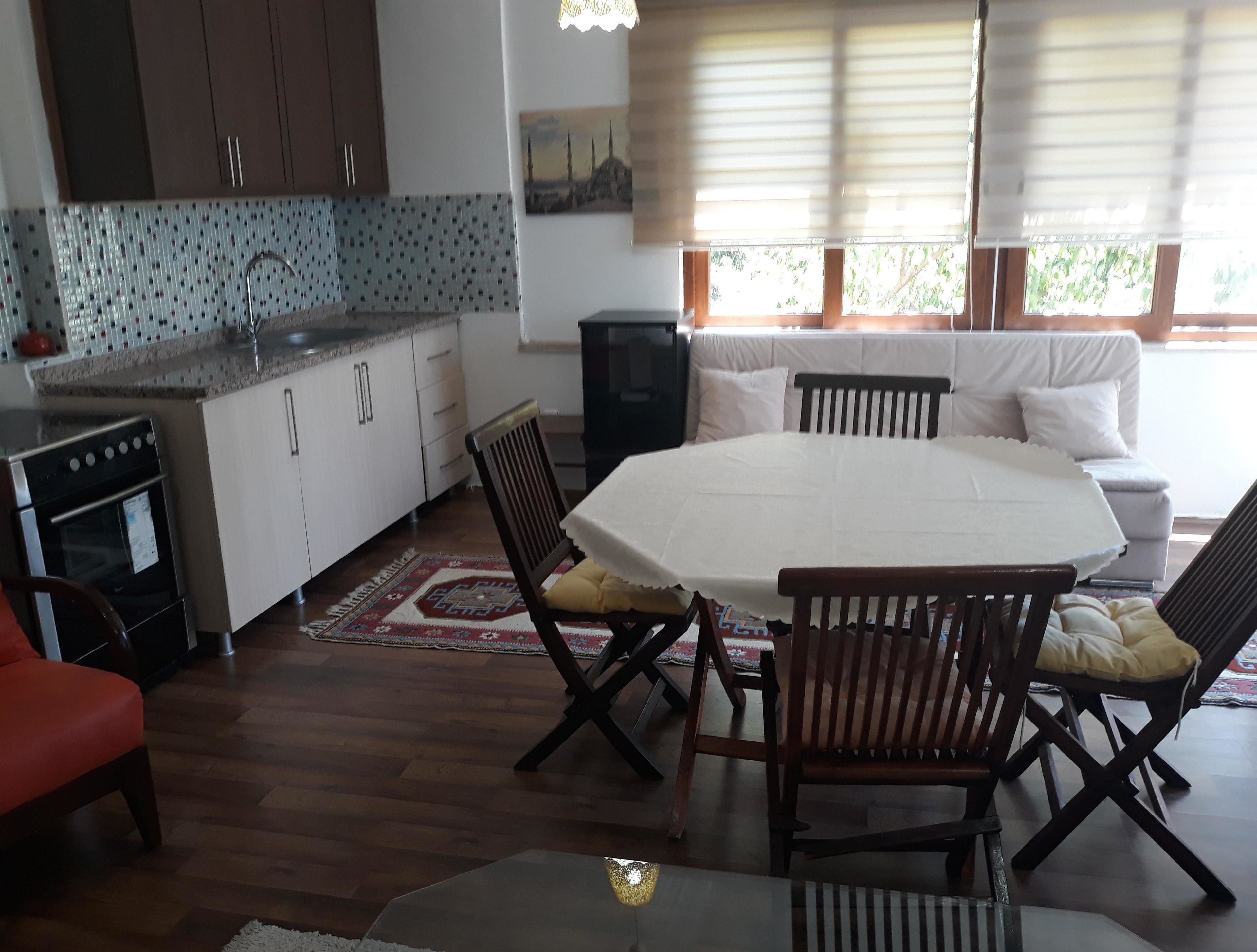 comfort condo | living area | lcd tv