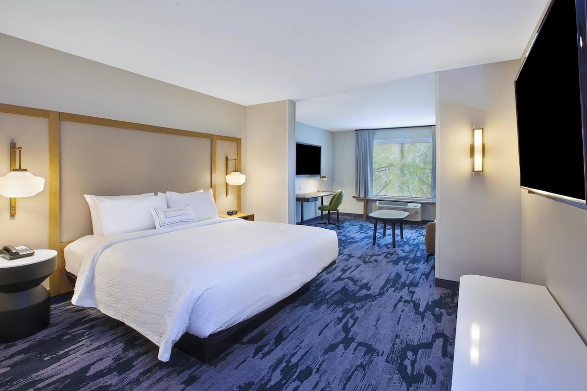 In-room safe, desk, iron/ironing board, free cribs/infant beds