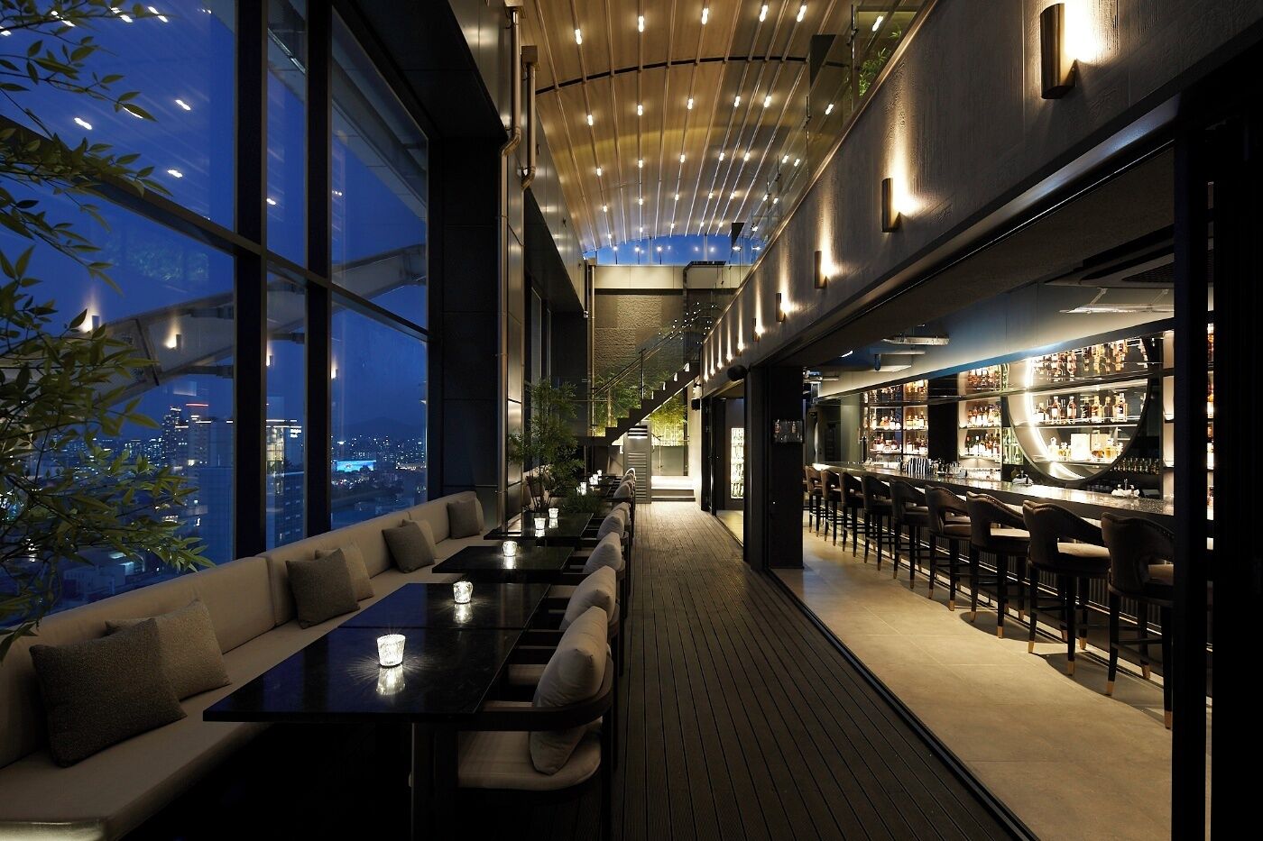 Rooftop bar