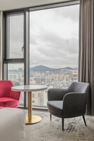 프리미어룸, 더블침대 1개, 금연, 시내 전망 | 시내 전망