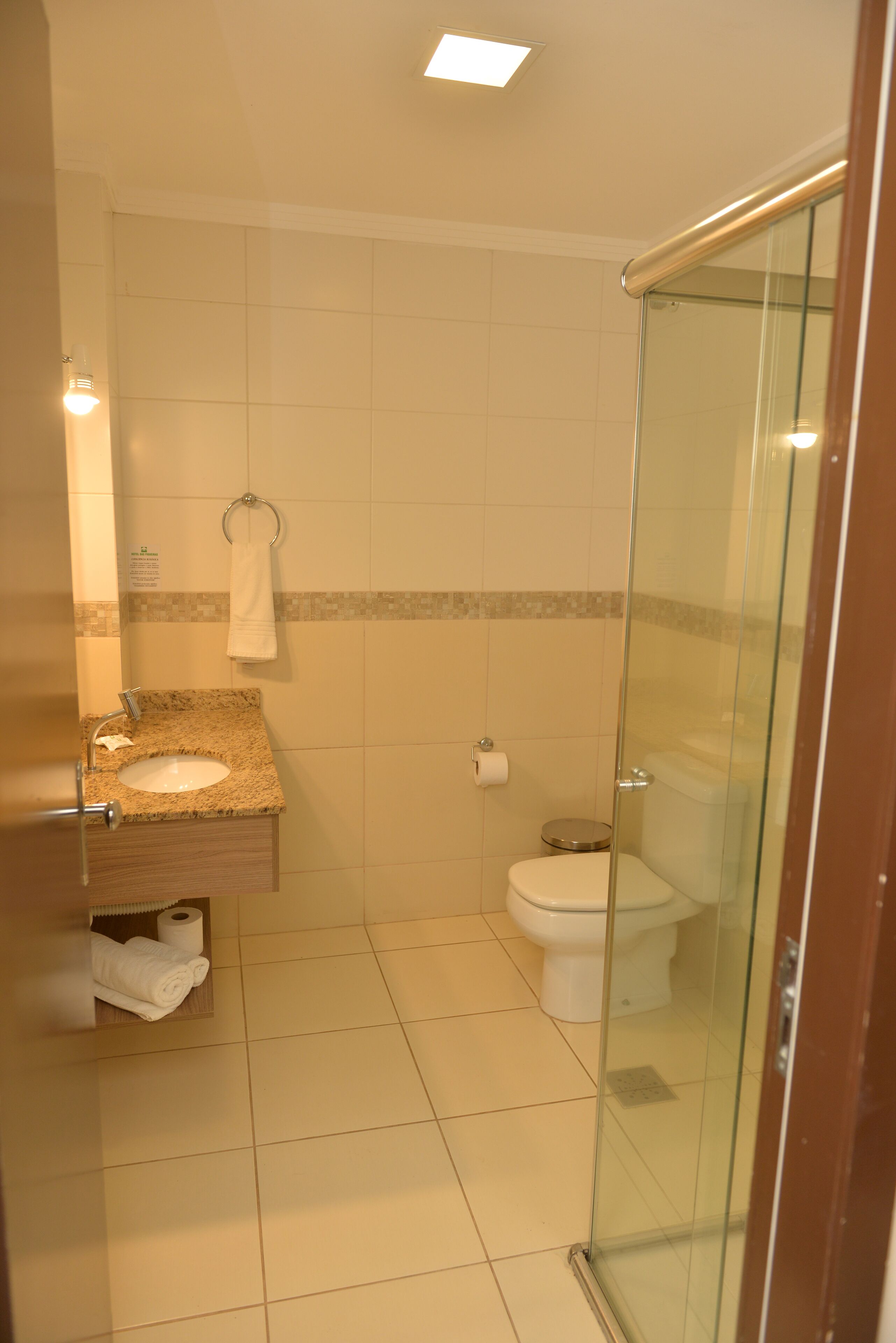 shower, rainfall showerhead, towels