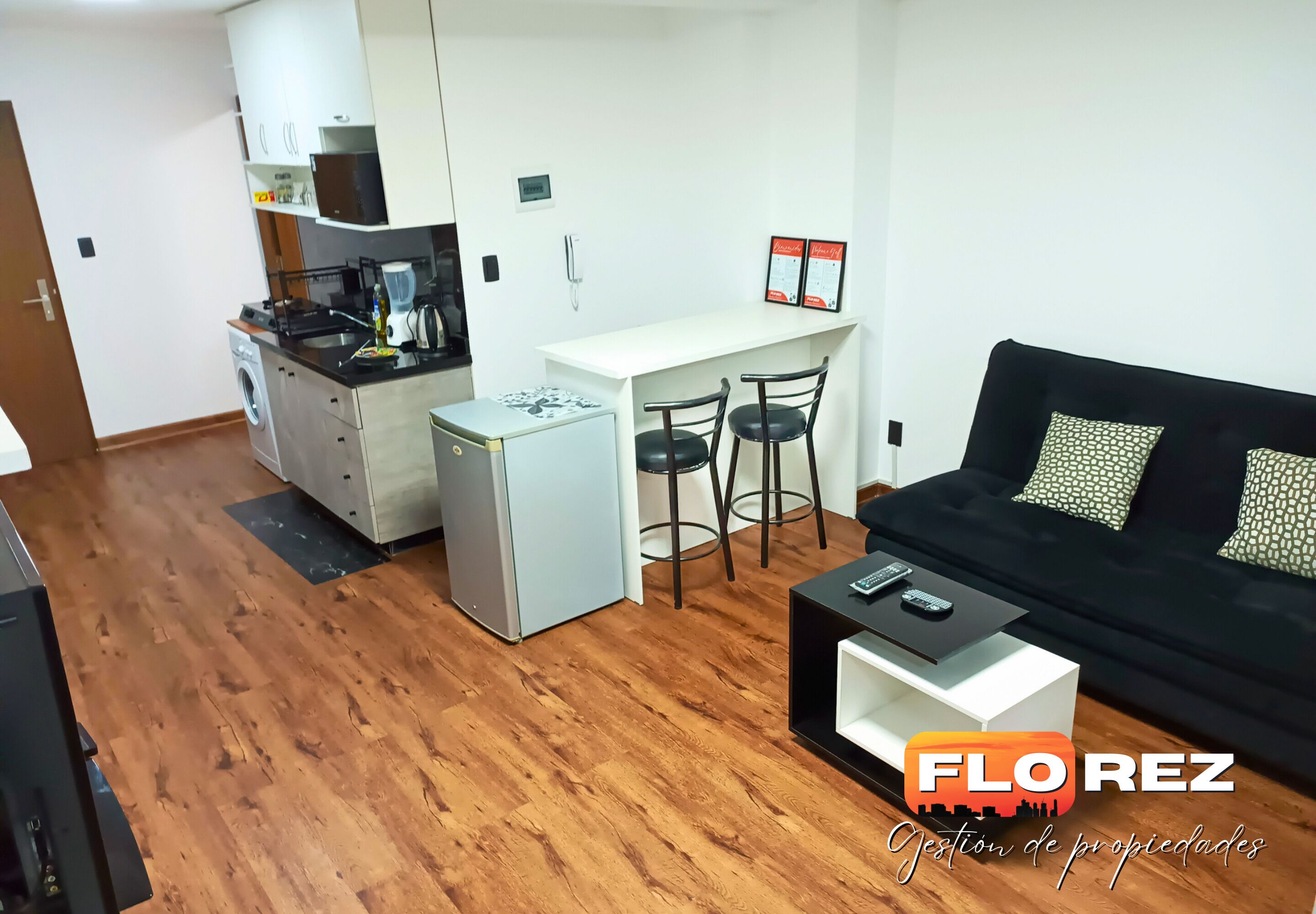 Standard Apartment, 1 Bedroom, Accessible, Private Bathroom | Living area | 32-inch flat-screen TV with digital channels, TV, first-run movies