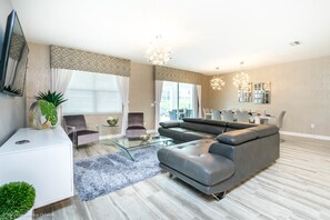 Villa, Multiple Beds | Living area