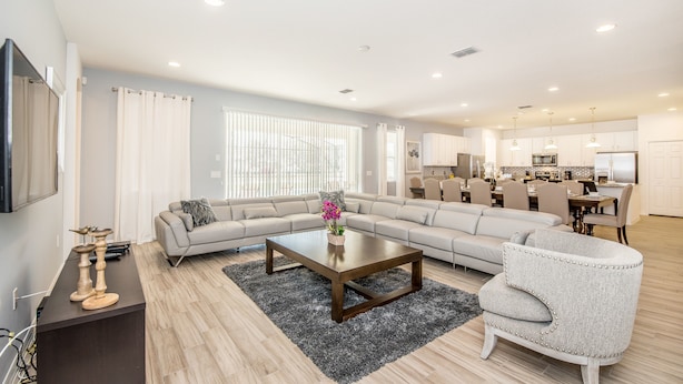 Villa, Multiple Beds | Living area - 7000 Oakwood Street (Davenport)