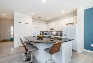 Villa, Multiple Beds | Private kitchen