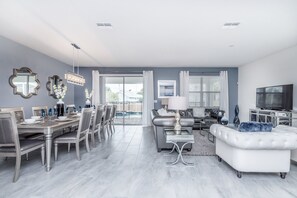 Villa, Multiple Beds | Living area | Flat-screen TV