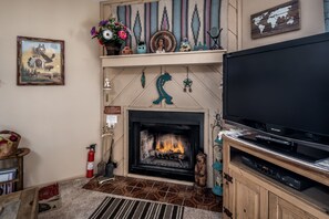 Townhome, 2 Bedrooms | Fireplace - 604 White Mountain Drive-two-bedroom (Ruidoso)