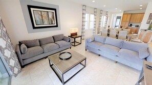 House, Multiple Beds | Living area