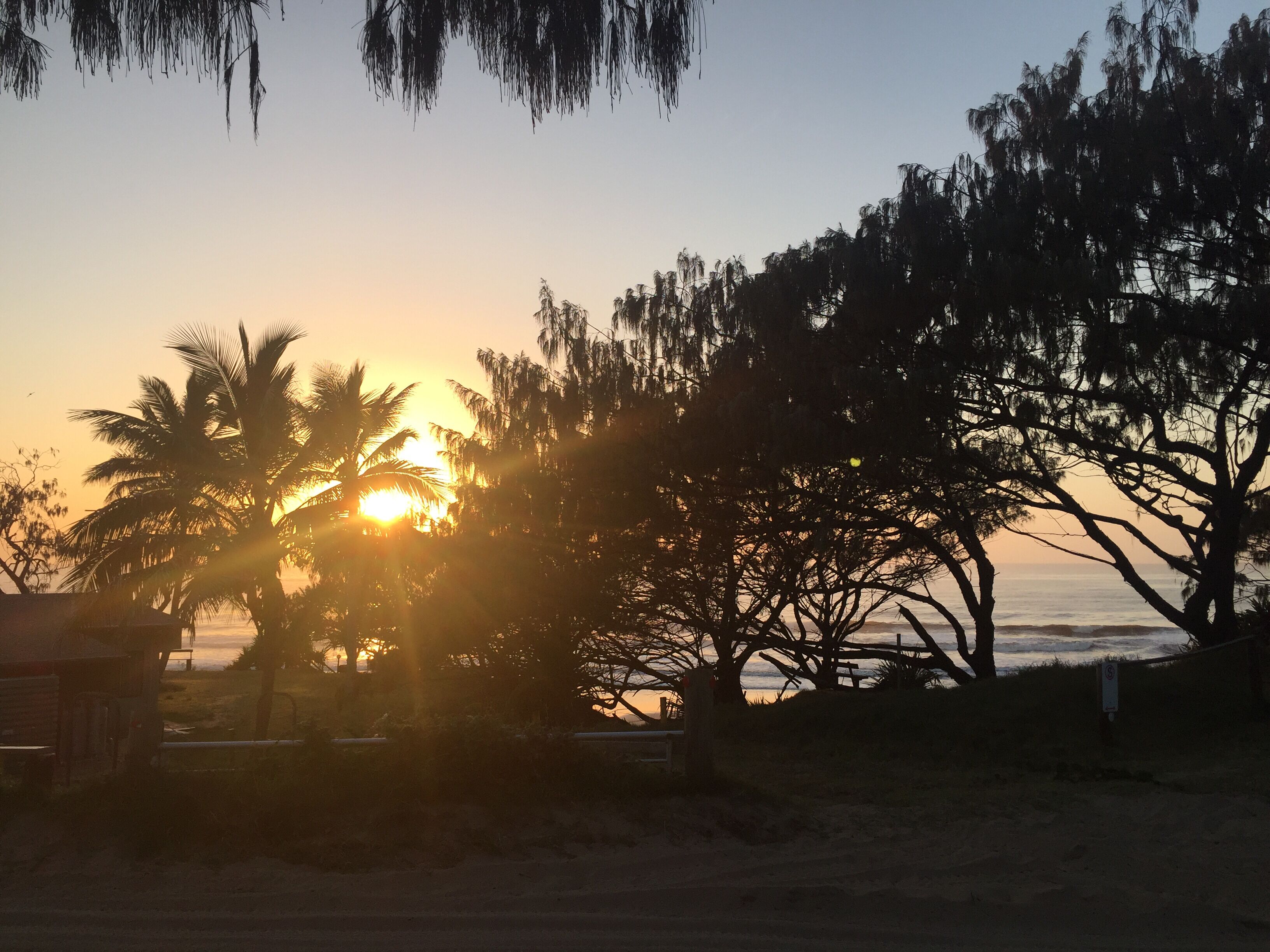 Sunrise from front deck