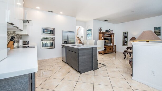 Villa, 6 Bedrooms | Private kitchen - Highlands Reserve Golf & Country Club Six-bedroom (Davenport)