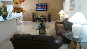 House, 4 Bedrooms | Living area - Indian Ridge Oaks Four-bedroom (Kissimmee)