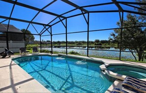 Outdoor pool - Oak Island Cove Four-bedroom (Kissimmee)