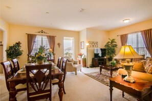 Condo, 4 Bedrooms | Living area