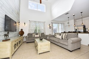 House, Multiple Beds | Living area