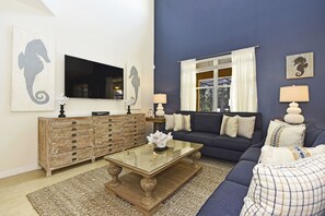 House, Multiple Beds | Living area