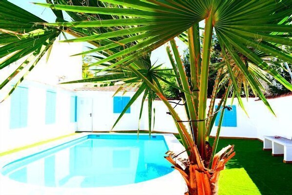 Pool - Rural house near Granada. Private pool, barbecue and fireplace.  (Pinos Puente)