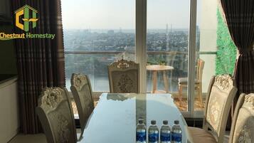 23-inch flat-screen TV with cable channels, TV