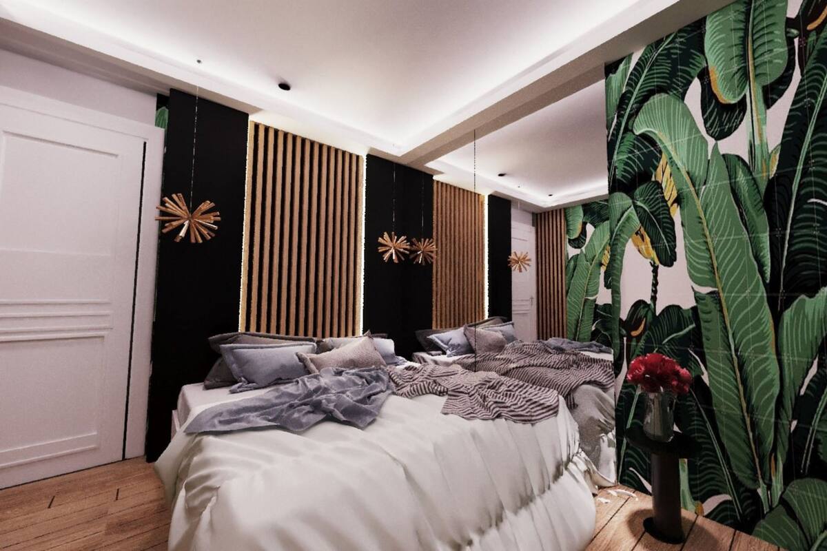 ห้องซูพีเรียดับเบิล (VIP 1) | โต๊ะทำงาน, เตารีด/โต๊ะรีดผ้า, Wi-Fi ฟรี, ผ้าปูที่นอน