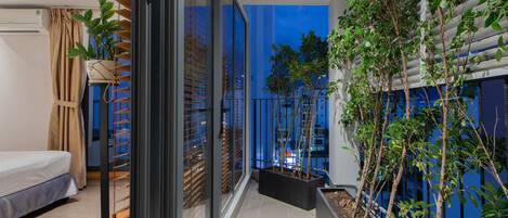 Deluxe Double Room, City View | Balcony