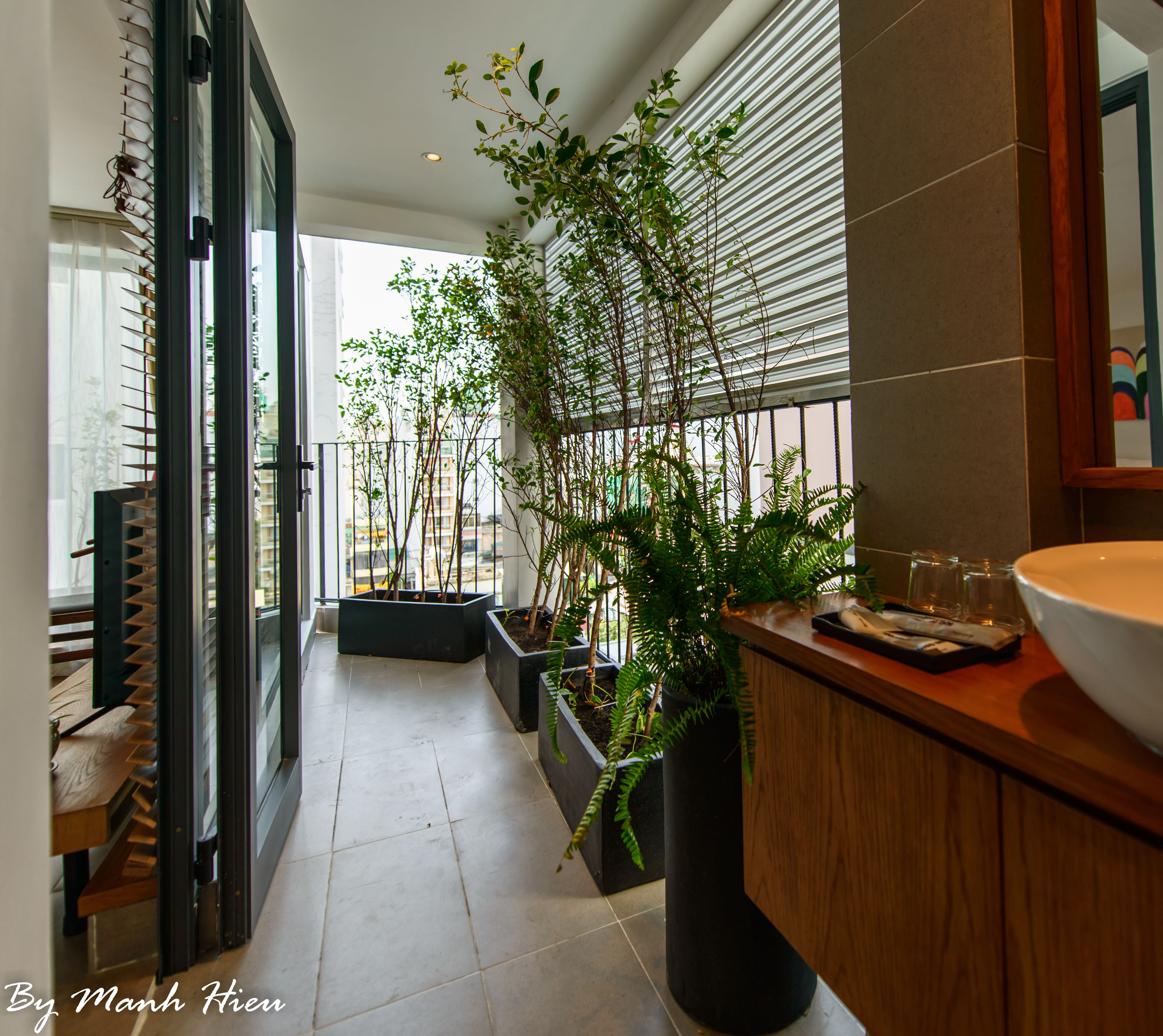 华丽双人房, 城市景观 | 阳台