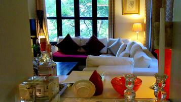 TV, books, video library