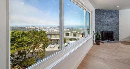 Belleza en la cima de la colina con impresionantes vistas de San Francisco