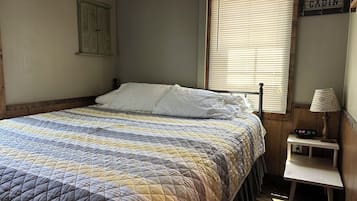 1 bedroom, travel crib, WiFi, bed sheets