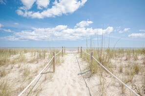 On the beach