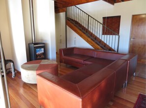 Rumah Klasik, 4 kamar tidur, perapian, pemandangan gunung | Area keluarga | Perapian