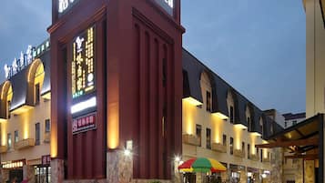 Front of property – evening/night