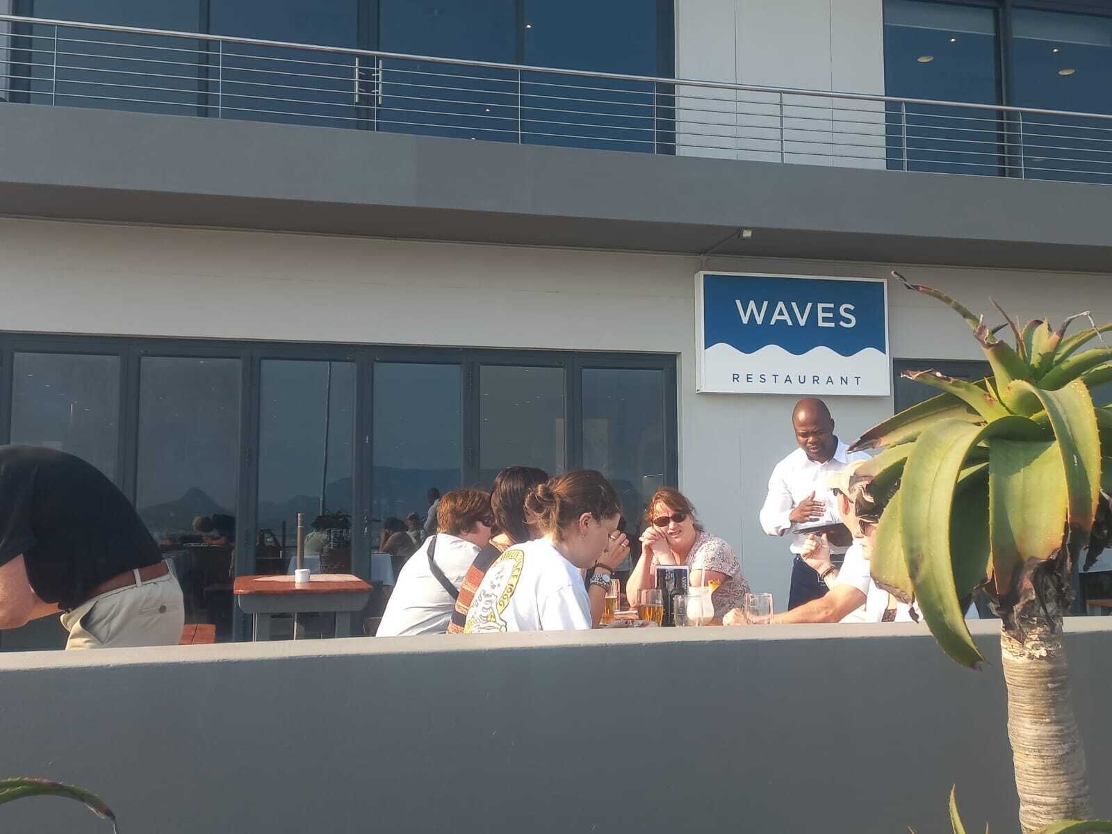 outdoor banquet area