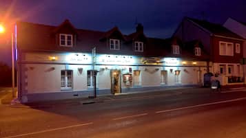Front of property – evening/night