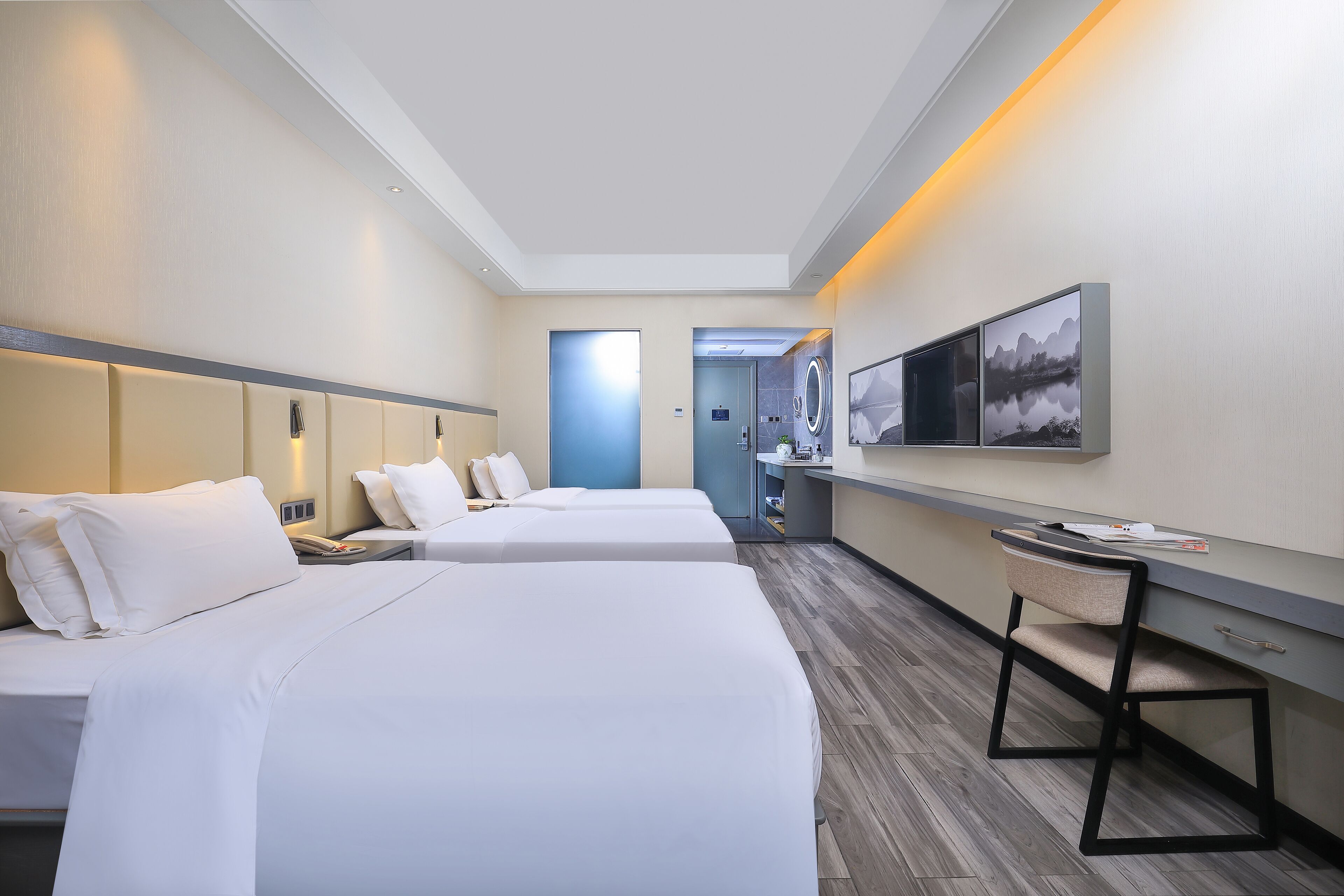 Classic Triple Room | Premium bedding, memory-foam beds, free minibar, desk