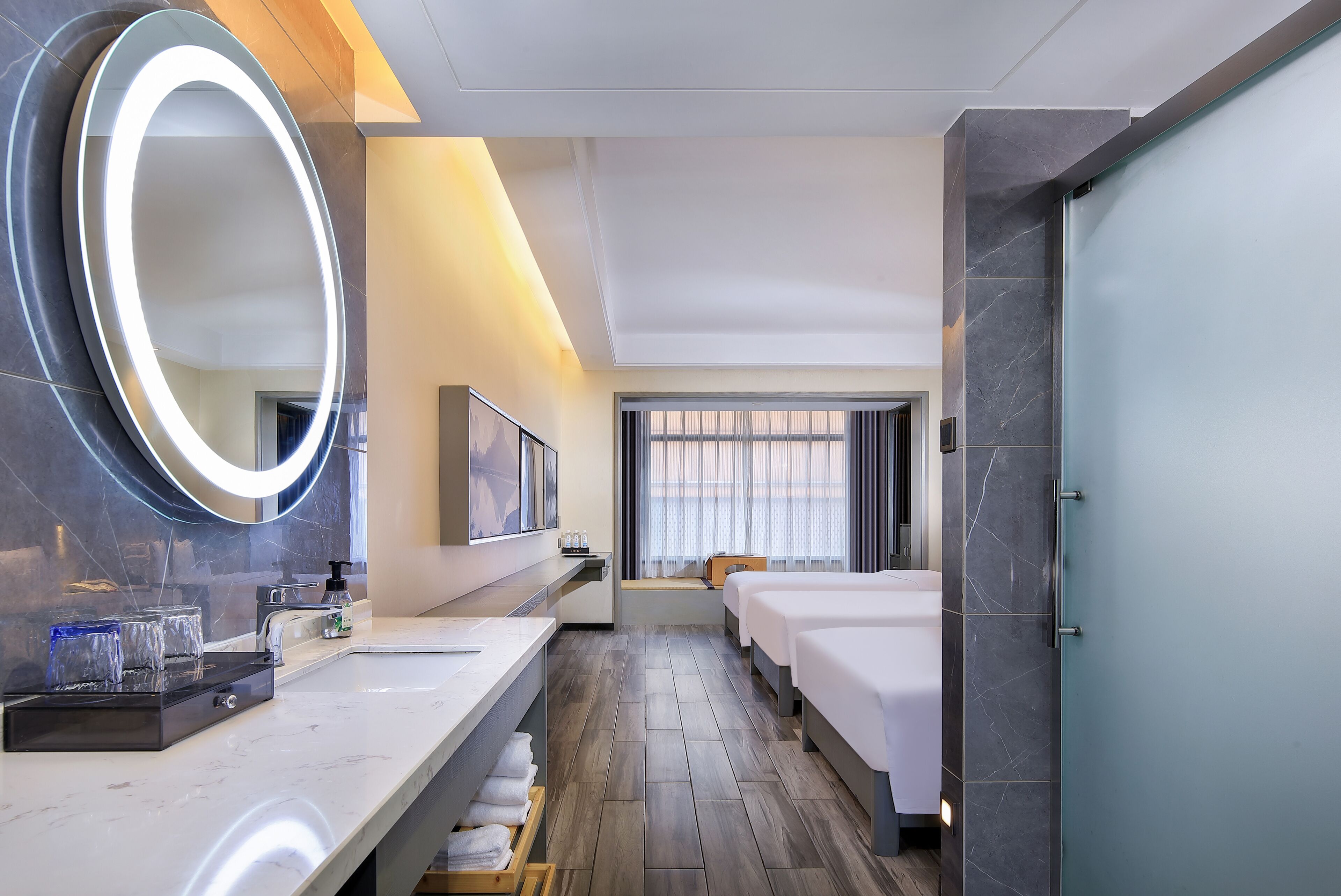 classic triple room | premium bedding, memory-foam beds, free minibar, desk