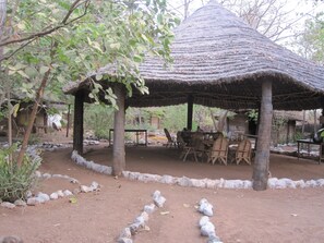 Breakfast, lunch, dinner served; local and international cuisine  - Campement Solidaire De Badian (Tonboronkoto)