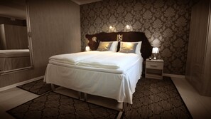 Deluxe Double Room | Individually decorated, blackout drapes, soundproofing, free WiFi - Hotell Magnor Bad (Eidskog)