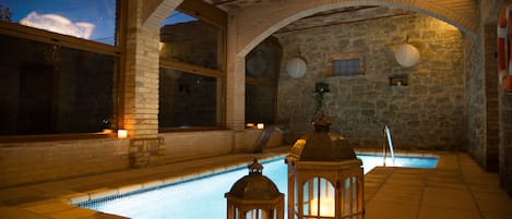 Indoor pool, outdoor pool