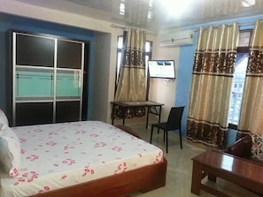 In-room safe, blackout curtains, iron/ironing board, free WiFi