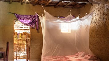 Individually decorated, individually furnished, desk, bed sheets