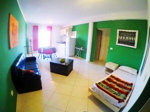 Comfort Apartment, 1 Bedroom | Living area - Blue Marlin (Boa Vista)