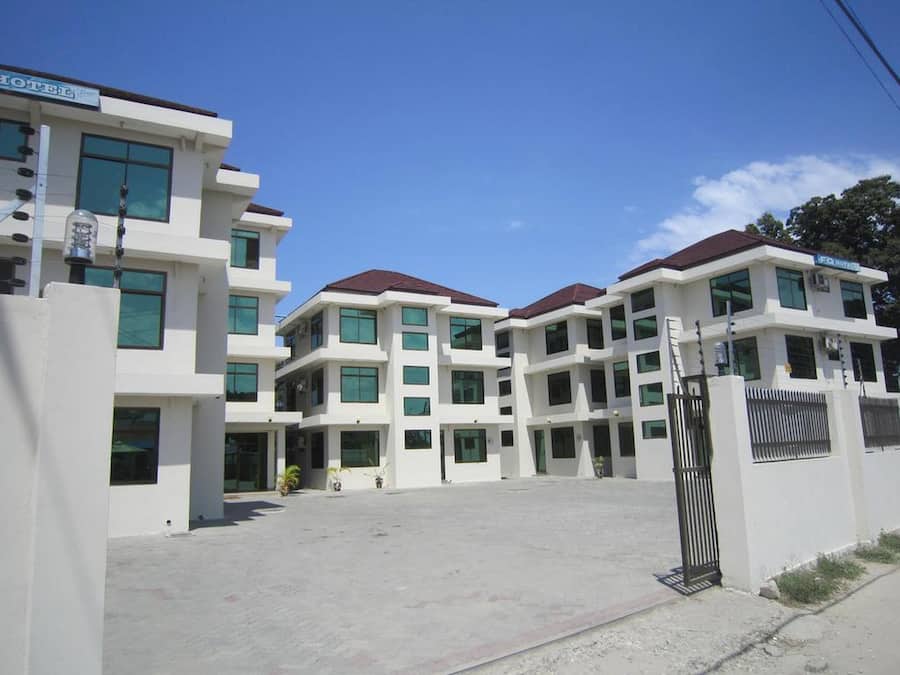 Fassade der Unterkunft