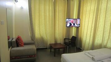 Soundproofing, iron/ironing board, free WiFi, bed sheets