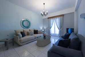 Living room - Fedra Mare Apartment (Corfu)