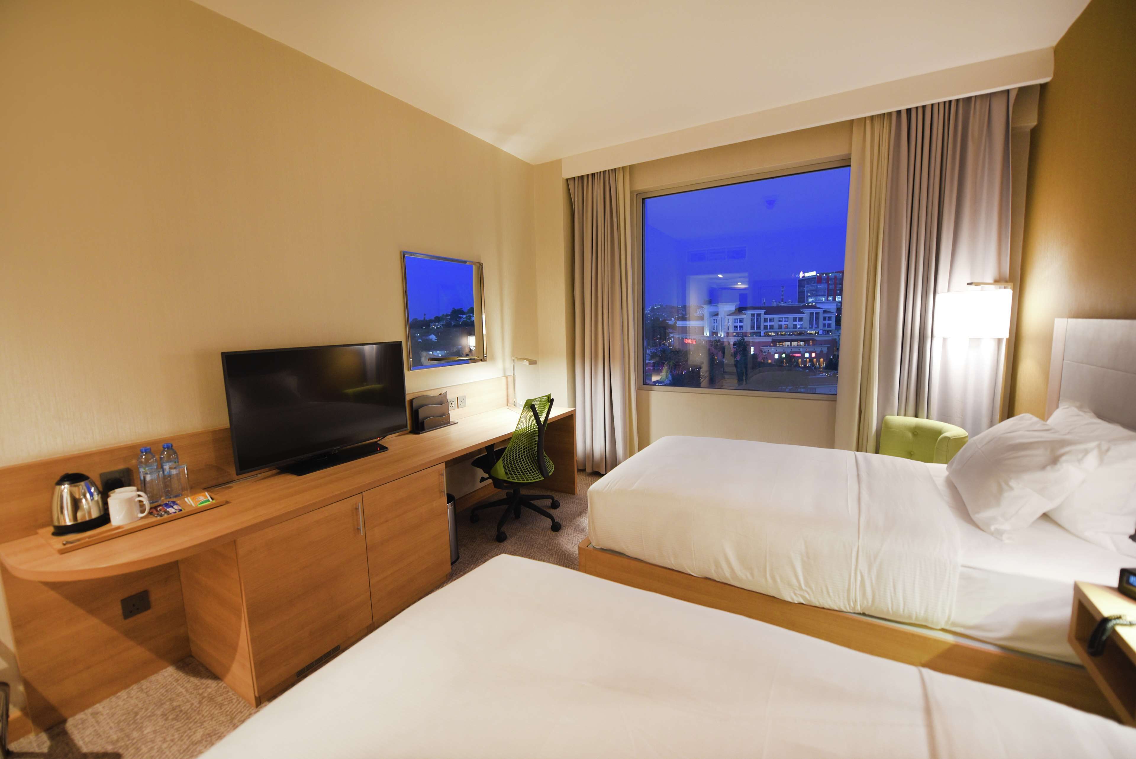 twin room, 2 single beds | minibar, in-room safe, desk, laptop workspace