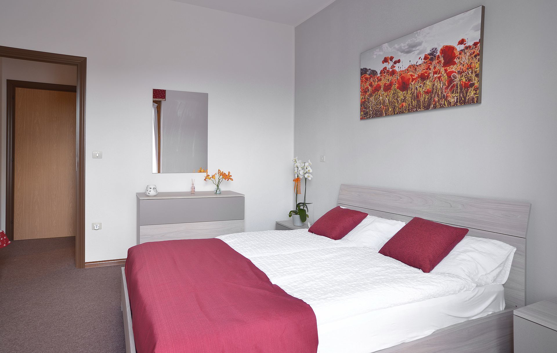 Superior-Dreibettzimmer | Italienische Bettbezüge von Frette, hochwertige Bettwaren