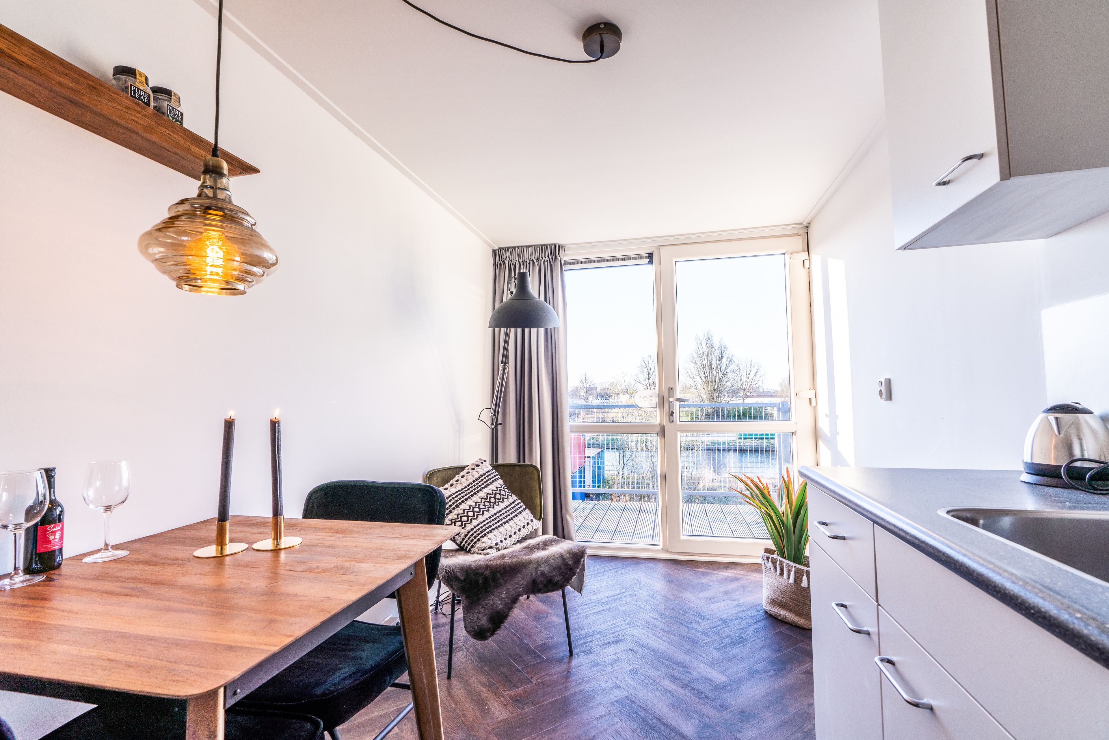 design double or twin room, 1 bedroom | living area